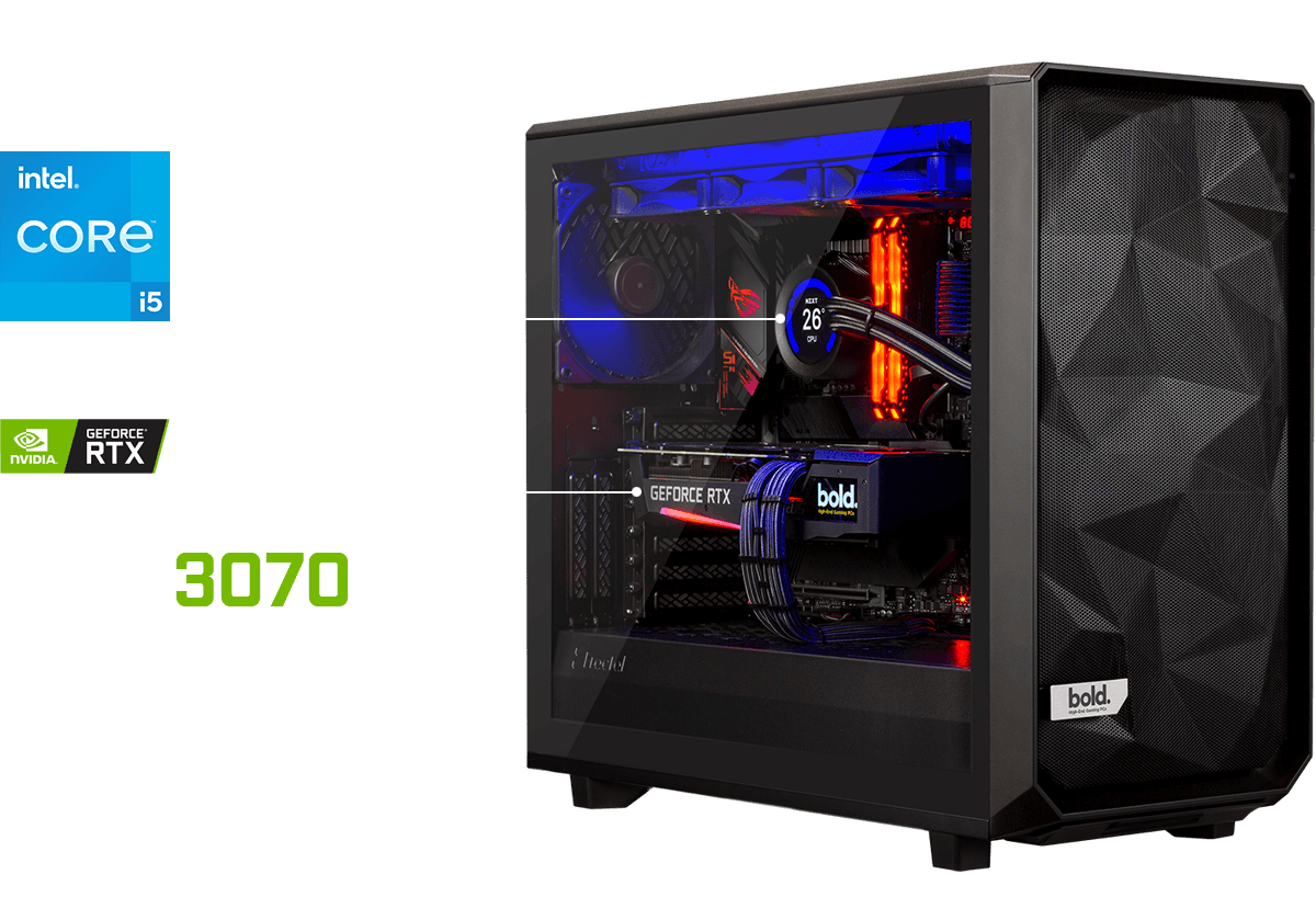 Bold Gaming Pc Play Intel Big 2021 BOLD. PLAY GAMING PC
