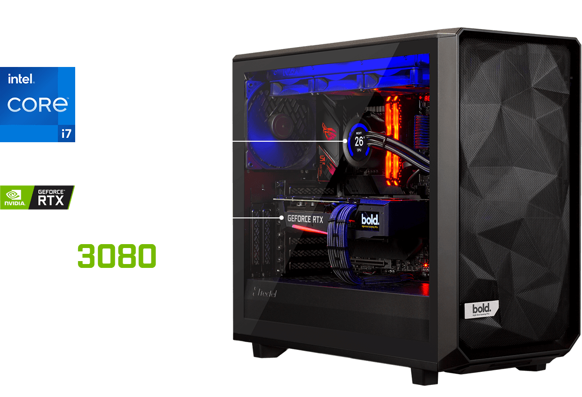 Bold Gaming Pc Power Intel Big 2021 BOLD. POWER GAMING PC